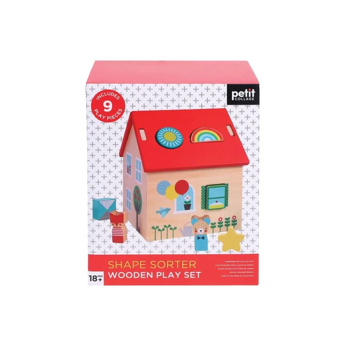 Wooden Shape Sorter House PTC659