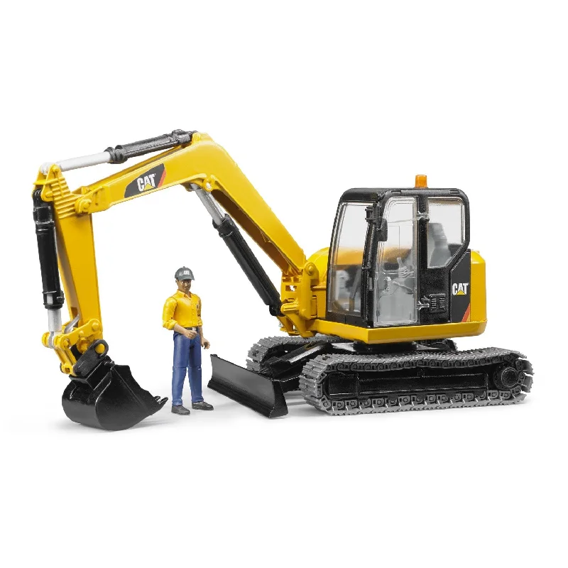 Bruder Cat Mini excavator with worker