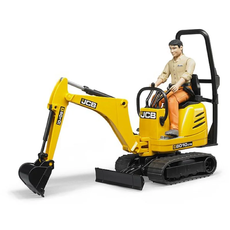 Bruder JCB Micro excavator 8010 CTS and construction work