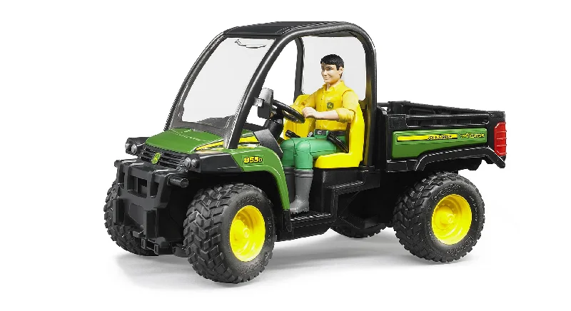 bruder John Deere Gator XUV 855D mit Fahrer