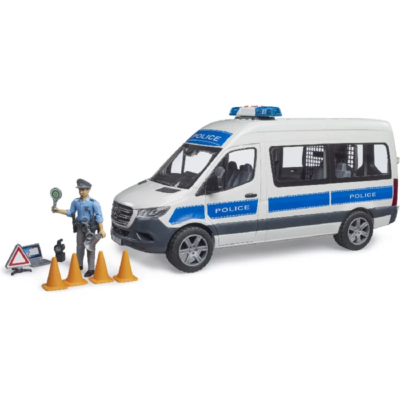 Bruder MB Sprinter Police vehicle with policeman