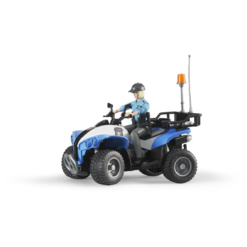 Bruder Police-Quad with Policewoman and accessories