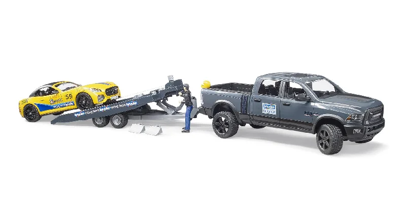 bruder RAM 2500 Power Wagon + Roadster-Rennteam