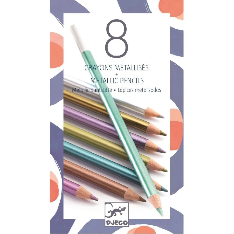 Djeco 8 Metallic Pencils