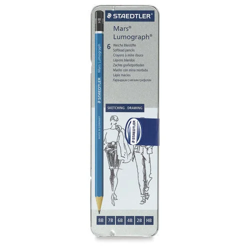 Staedtler Lumograph Pencils, Set of 6