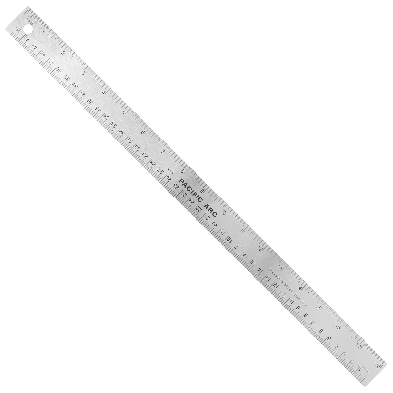 Stainless Steel Ruler, Cork Back (Pacific Arc)