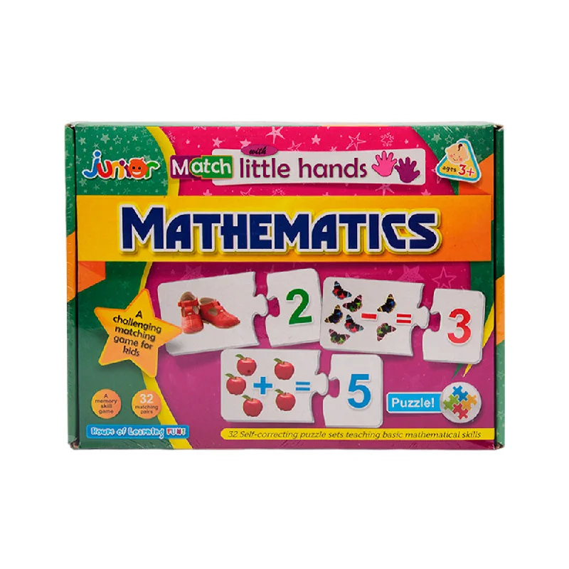 2436 JUNIOR PUZZLE MATCH WITH LITTLE HANDS MATHEMATICS