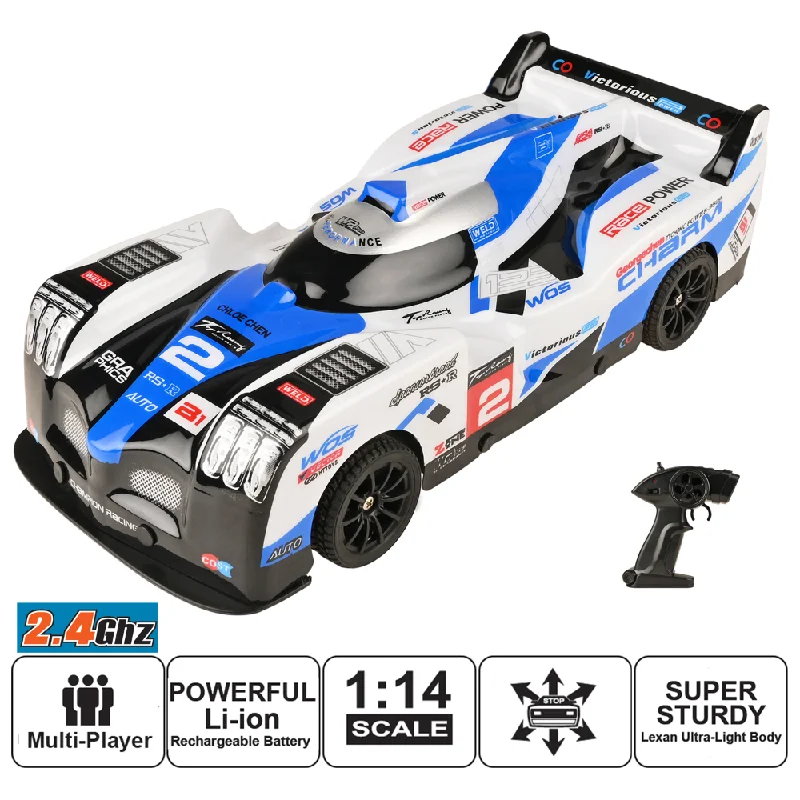 Auto Racing Car (1:14) Blue For Children