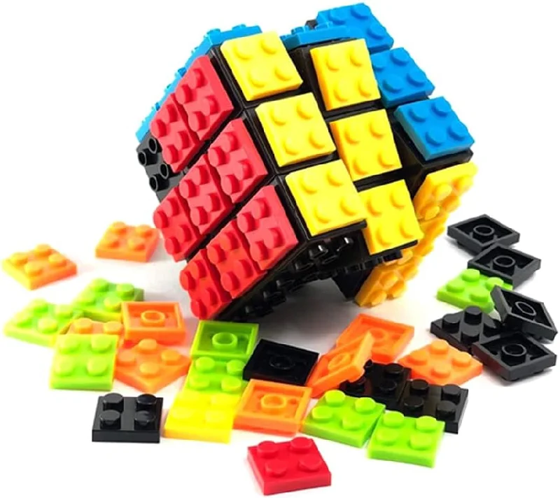 Build-on Brick Magic Puzzle Sensory Cube