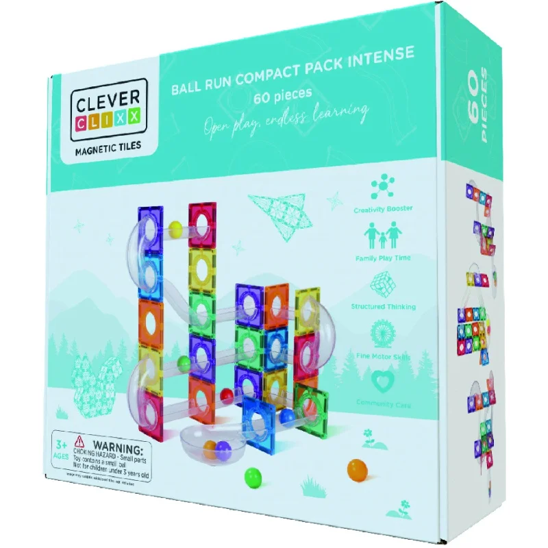 Cleverclixx Intense Ball Run Compact Pack Intense 60 pieces