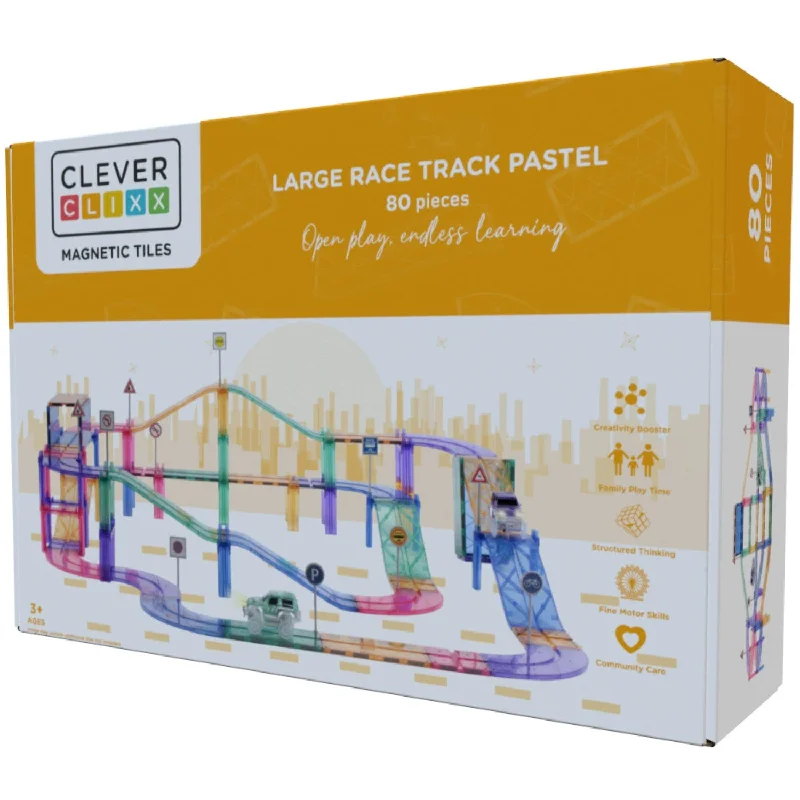 Cleverclixx Pastel Large Race Track Pastel | 80 pieces