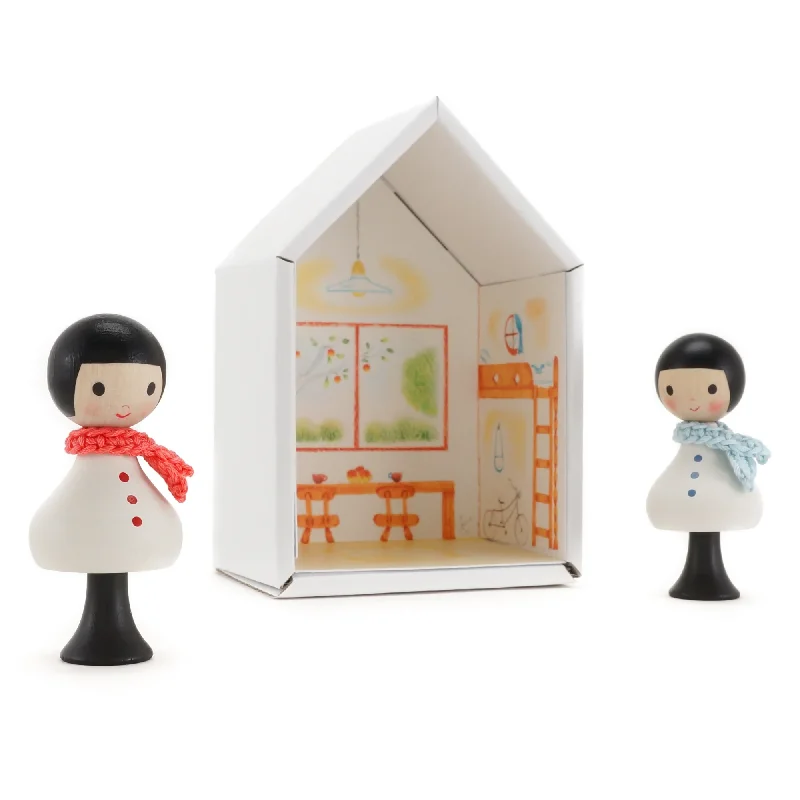 Clicques Chirri and Chirra Peg Doll Set