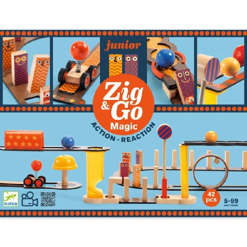 Djeco - Zig & Go Junior 42 piece Magic Set