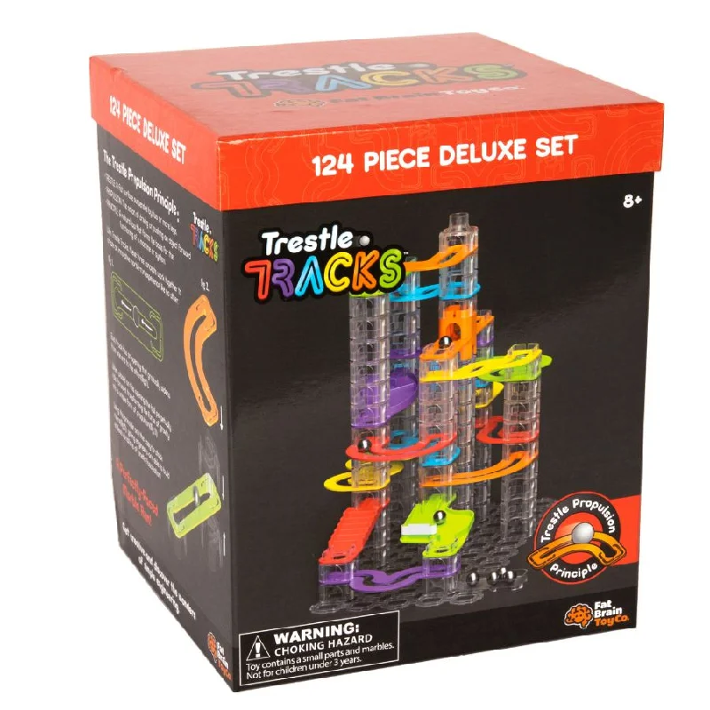 Fat Brain Toy Co - Trestle Tracks Deluxe Set Marble Run