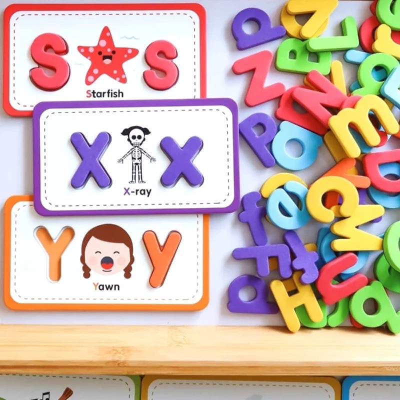 Flashcards & ABC Magnetic Letters by Curious Columbus