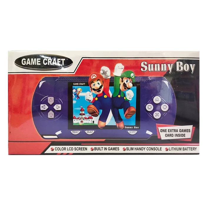 Sunny Boy Hand Held Video Game (Blue Color)