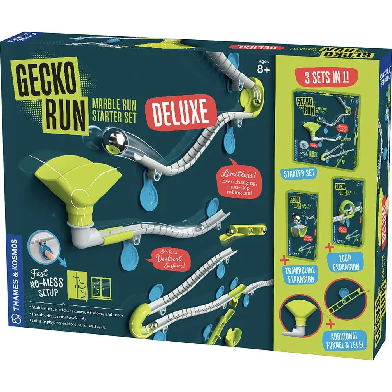 Gecko Run Marble Run Deluxe Starter Set