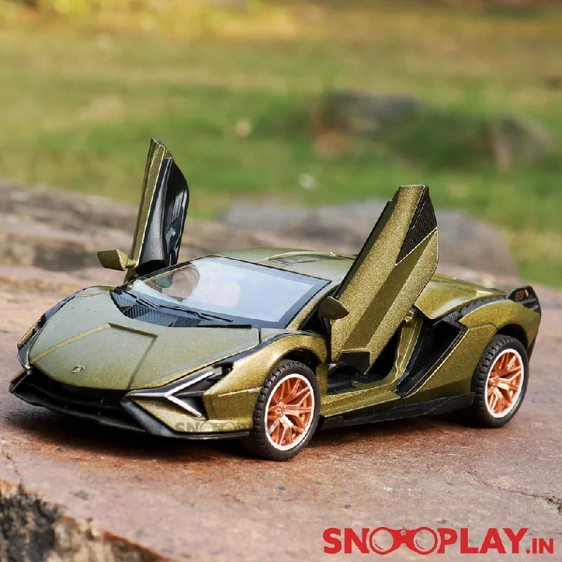 Supercar Diecast Scale Model resembling Lamborghini