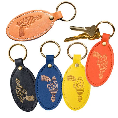 Leather Key Fobs (Oval) : Raygun