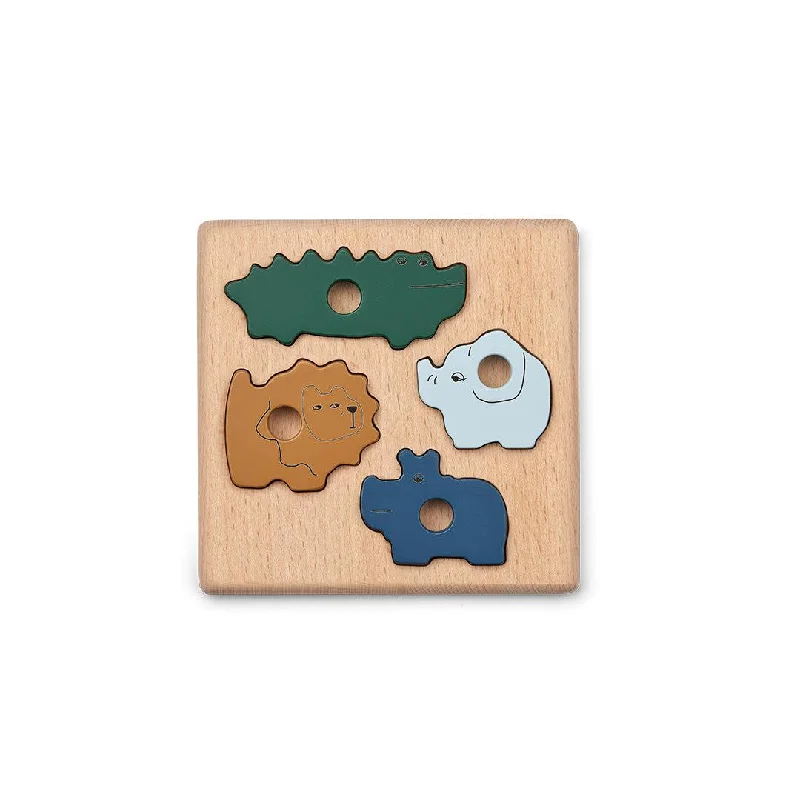 Liewood Suki Puzzle - Garden Green Multi Mix