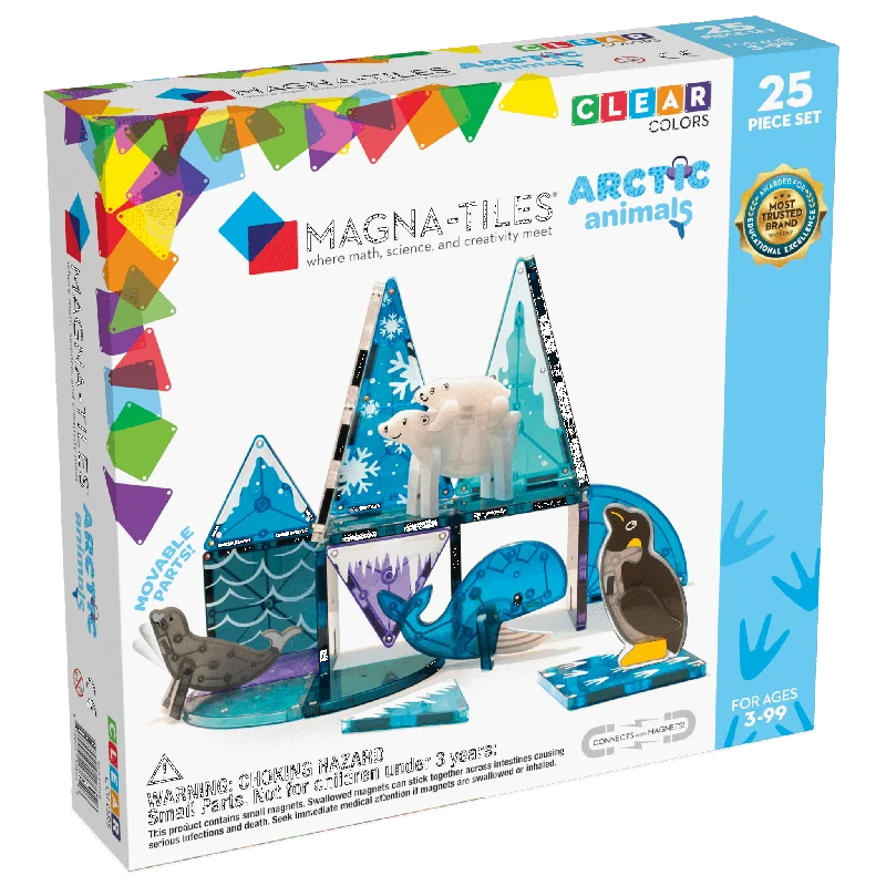 MAGNA-TILES Tiles Arctic Animals 25 Piece Set