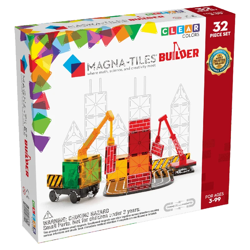 MAGNA-TILES Tiles Builder 32 Piece Set