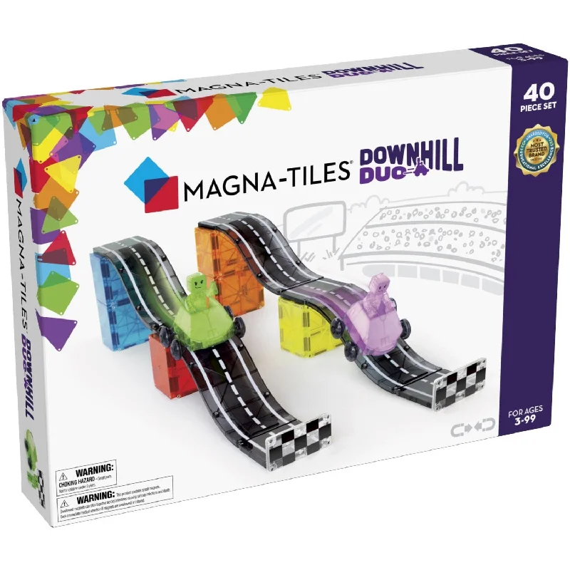 Magna-Tiles® Downhill Duo, 40 pcs set