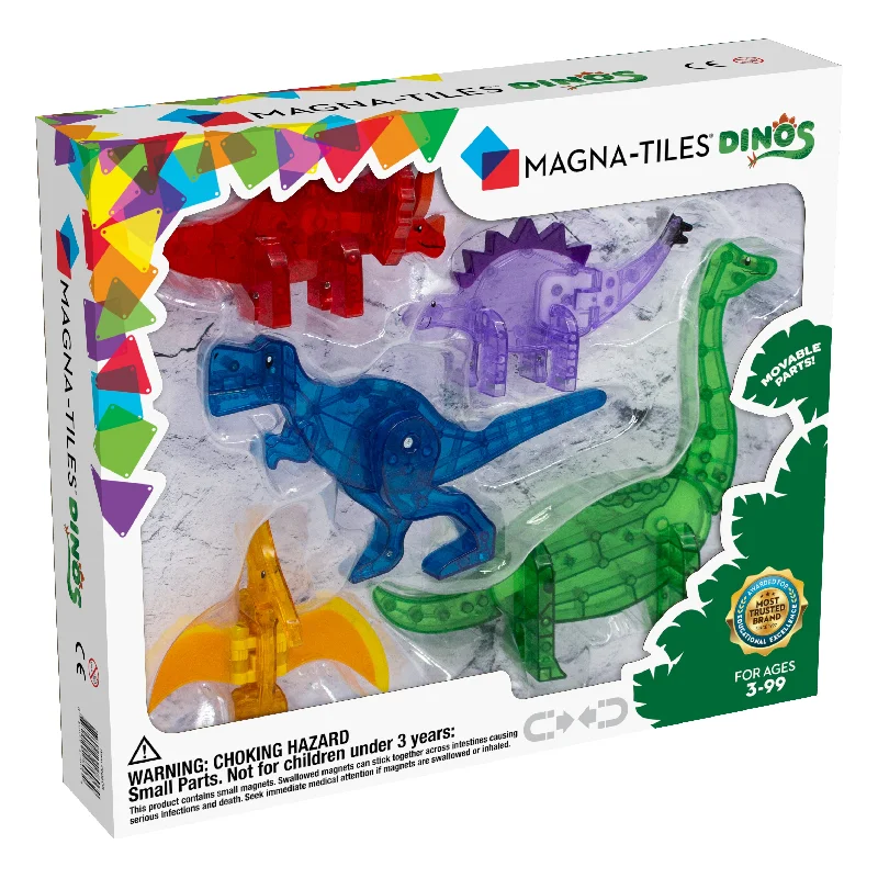 MAGNA-TILES Tiles Dino's 5-Piece Set