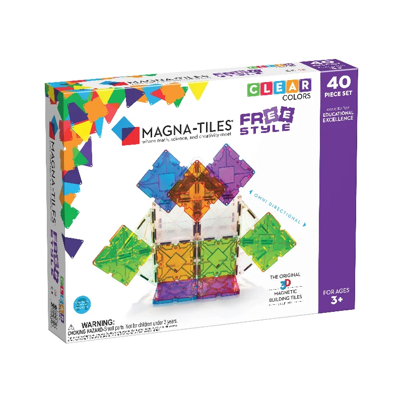 MAGNA-TILES Tiles Freestyle 40-Piece Set