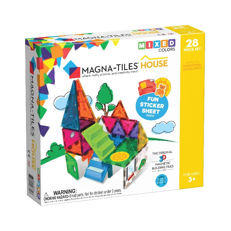 MAGNA-TILES Tiles House 28-Piece Set