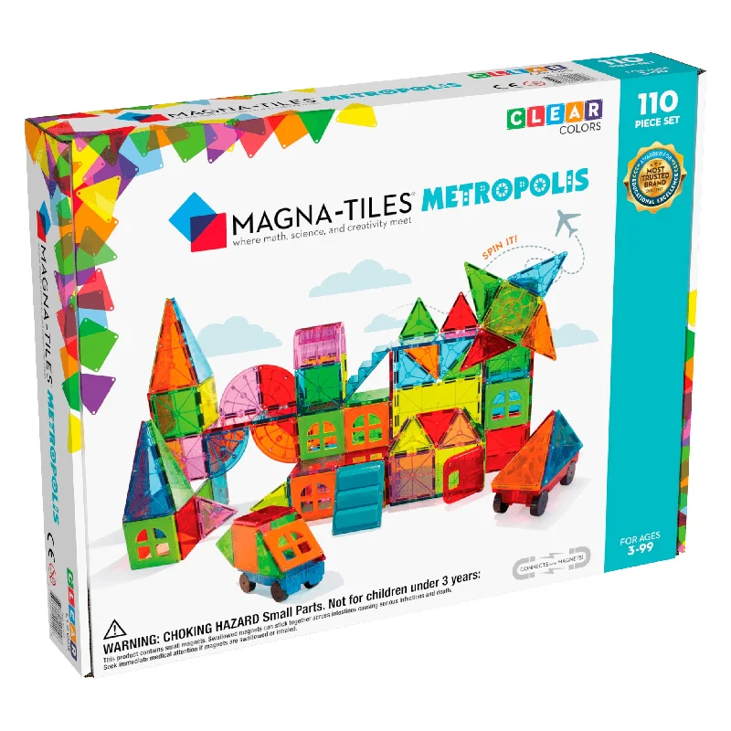 MAGNA-TILES Tiles Metropolis 110-Piece Set