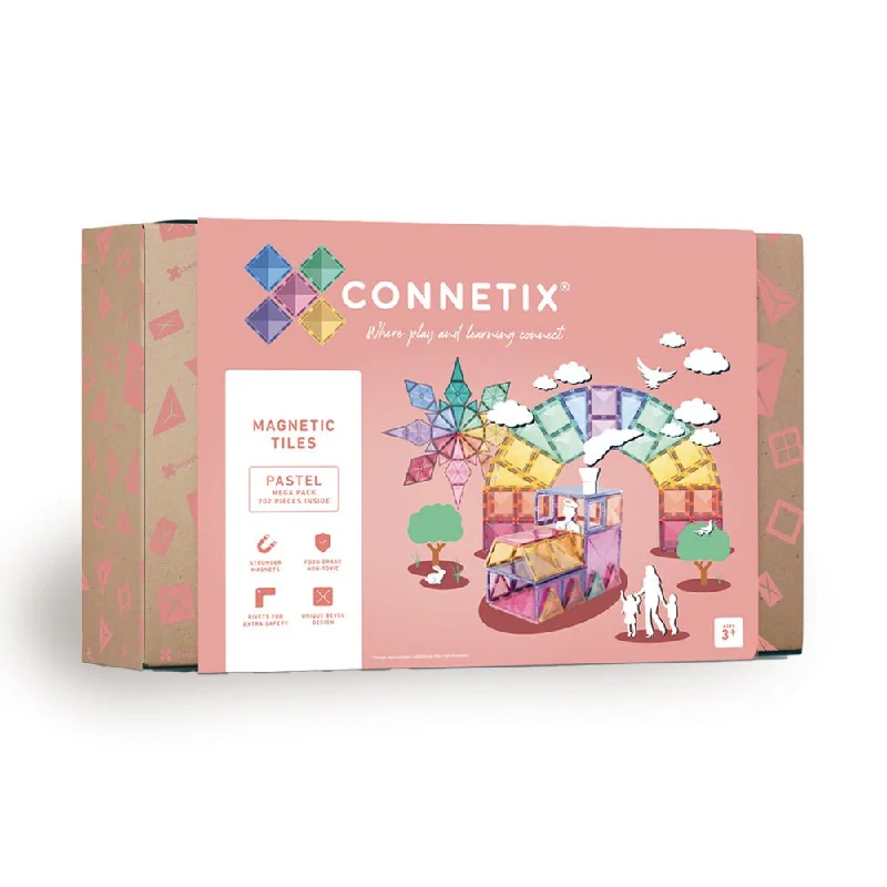 Pastel Mega Pack 202 Piece | CONNETIX tiles