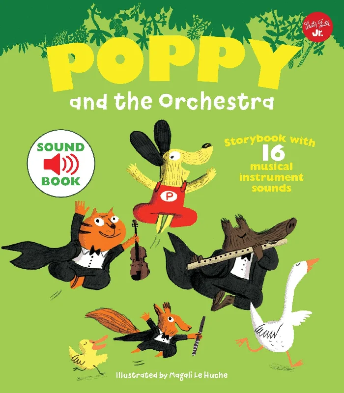 Poppy and the Orchestra: With 16 musical instrument sounds! (Hardcover)