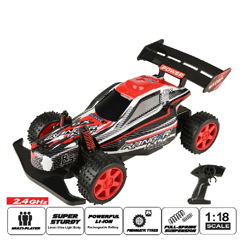 Ranger Alien Racing Car (1:18) Red For Children