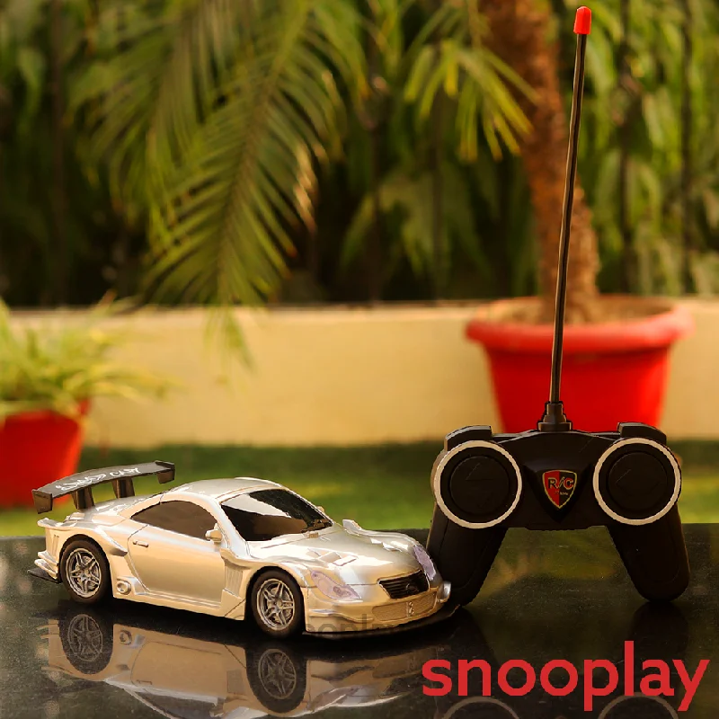 Remote Controlled Supercar With Lights (Assorted Colors)