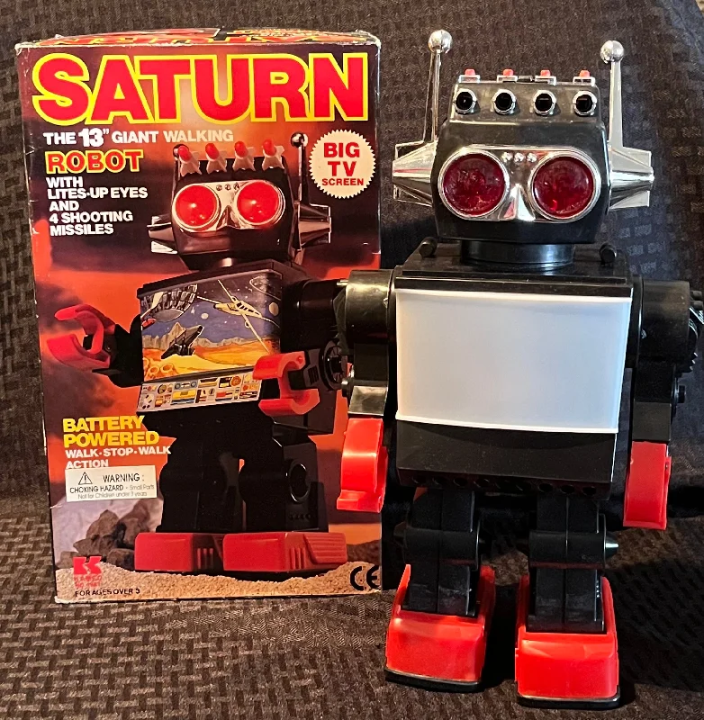 Vintage Kamco Battery Operated Saturn Robot