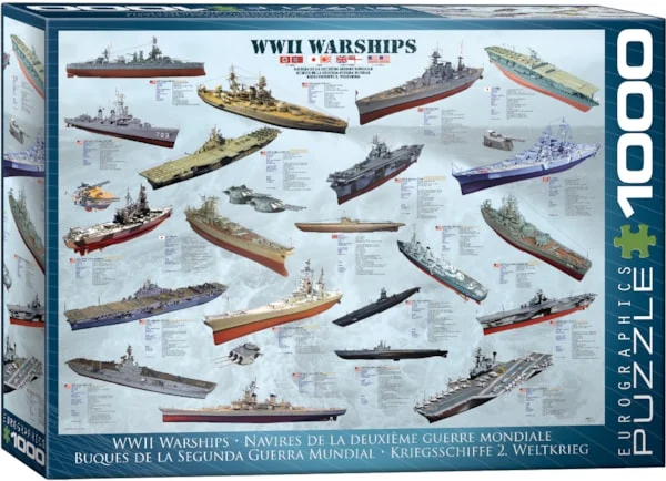 WWII War Ships 1000pc - EuroGraphics Puzzle