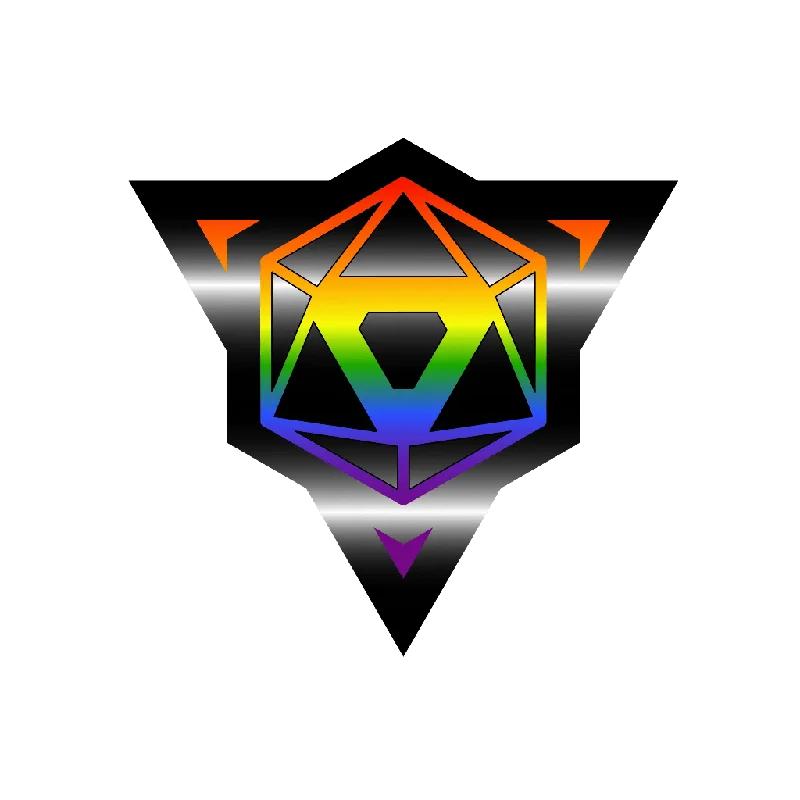 Die Hard Dice Pride Sticker - Ally Version 2