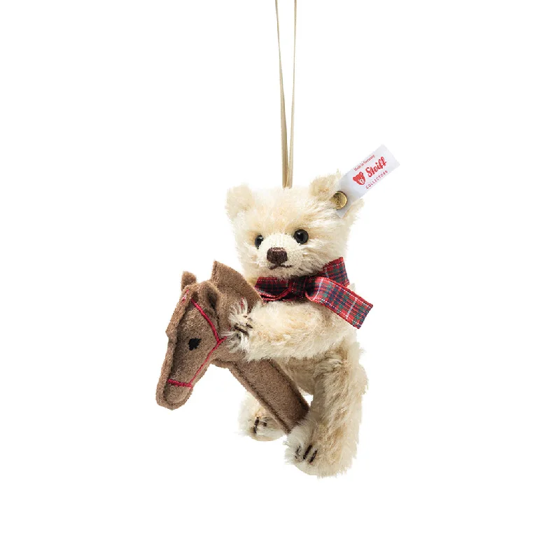 Limited-Edition Little Bear on Hobby Horse Ornament